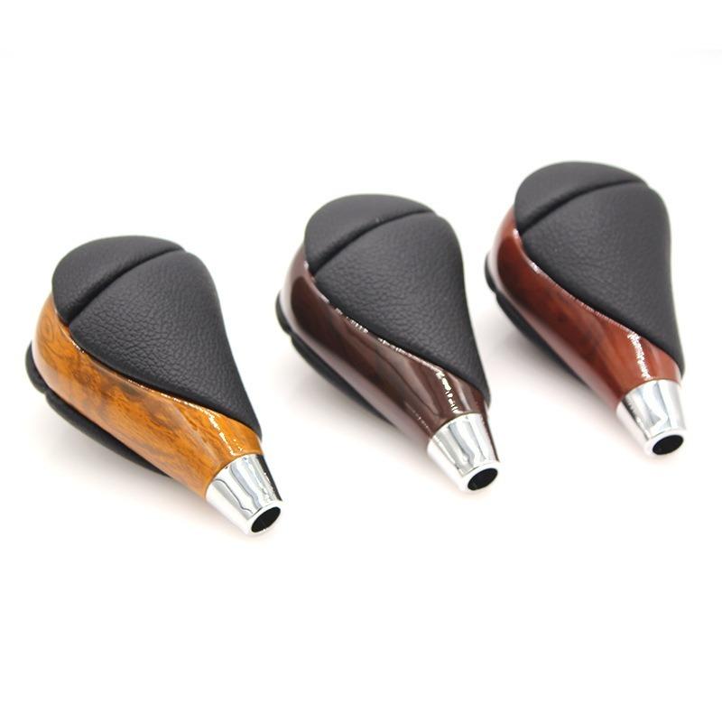 For Toyota/Lexus Automatic Gear Lever Knob - 8mm Threaded Leather Shifter (Hole-Free), Long-Lasting Car Interior Accessories
