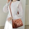Women Shoulder Bag Soft PU Leather Crossbody Bag Pouch for Gifts Summer Work Brown