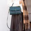 Leather Small Square Bag Large-capacity Shoulder Bag Simple and Versatile Niche Messenger Bag Messenger Bag Commuter Women's Bag Handbag