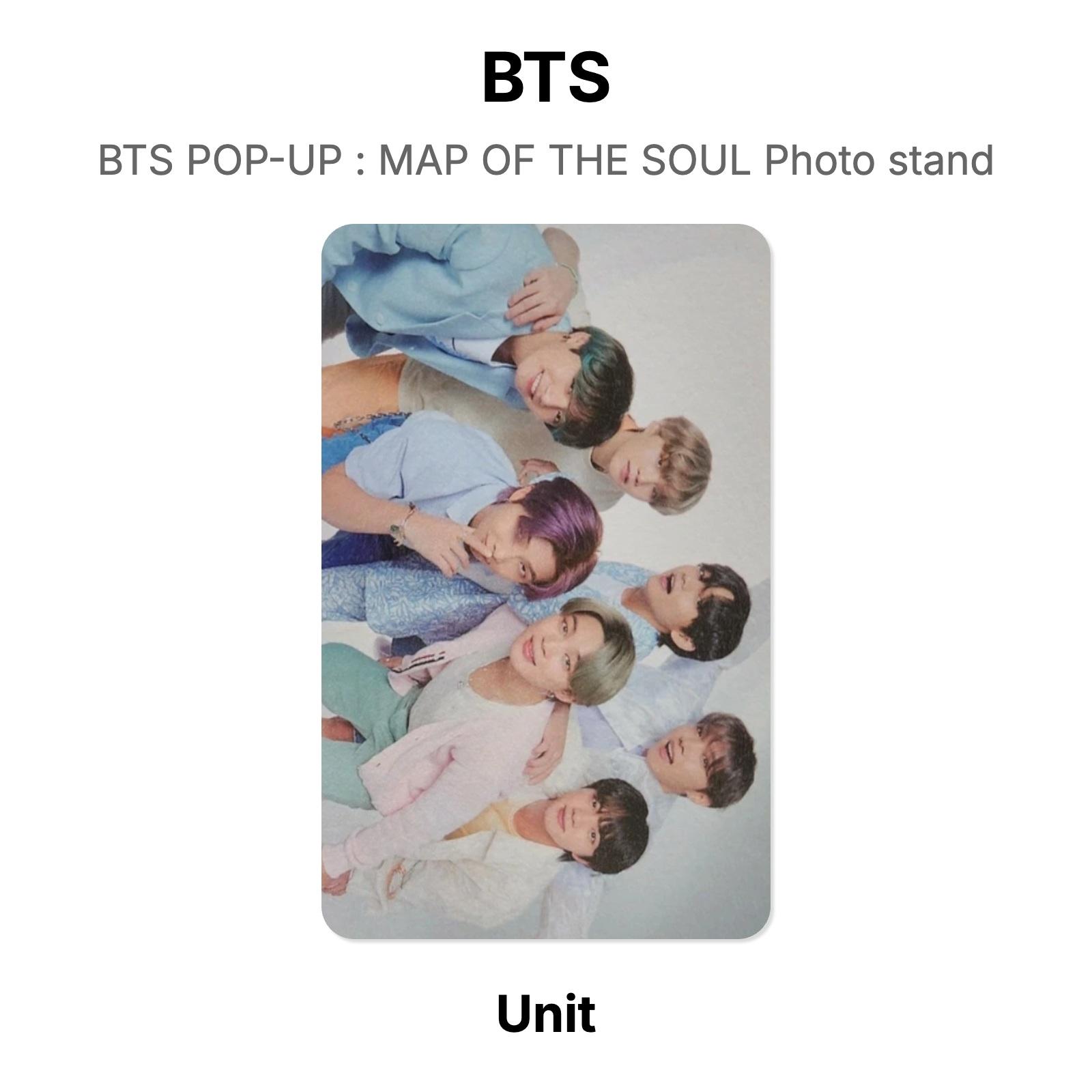 BTS BTS POP-UP : КАРТА ДУШИ Фотодержатель Официальная фотокарточка Unit