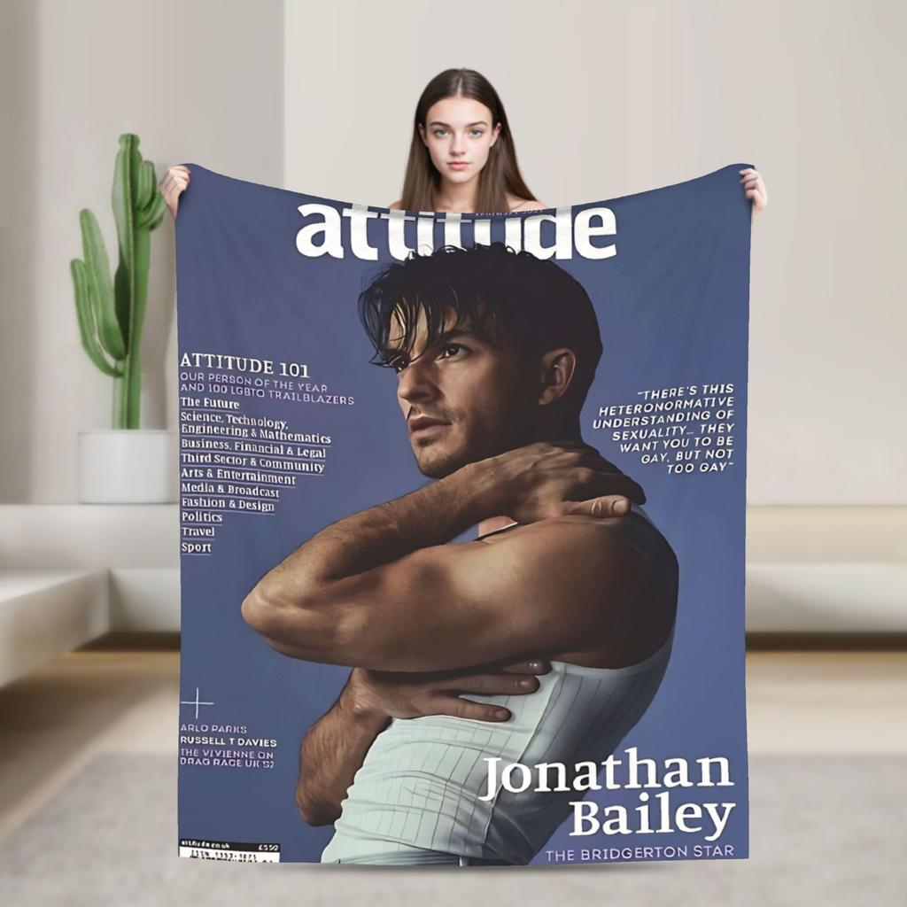 Jonathan Bailey Blanket  Travel Flannel Throw Blanket For Couch Bed Super Soft Design Quality Bedspread Gift Idea