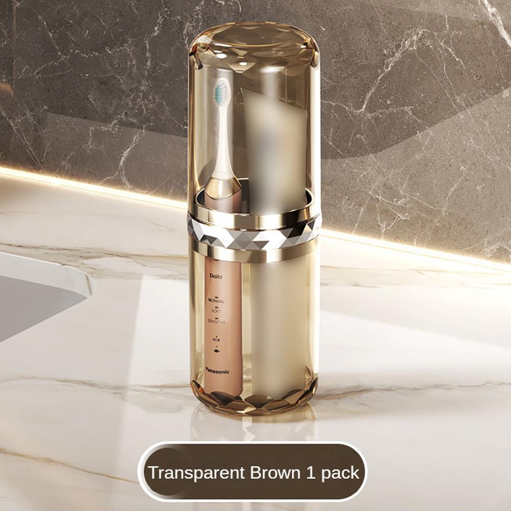 Travel Portable Toothbrush Cup Bathroom Toothpaste Holder Storage Case Box Organizer Travel Toiletries Storage Cup Mouthwash Cup