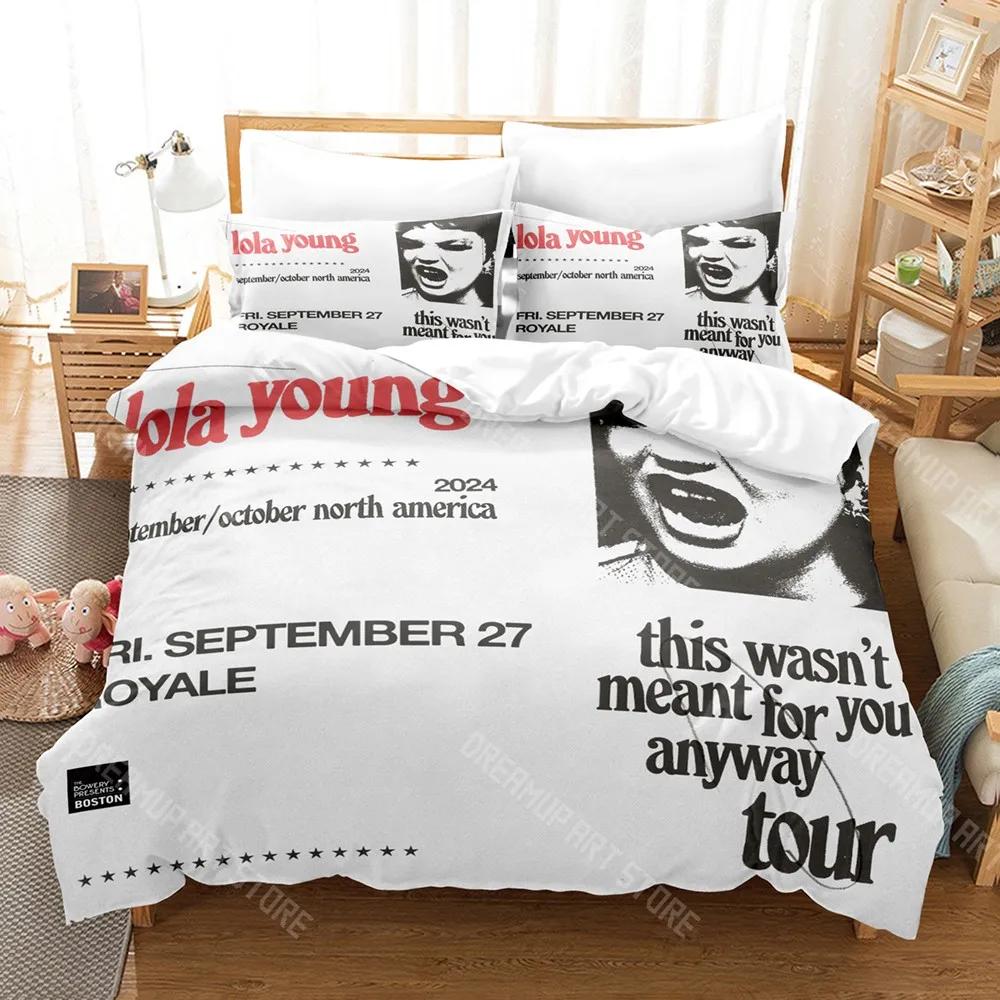 3D Print Lola Young Bedding Set Single Twin Full Queen King Size Bed Set Adult Kid Bedroom Duvetcover Sets