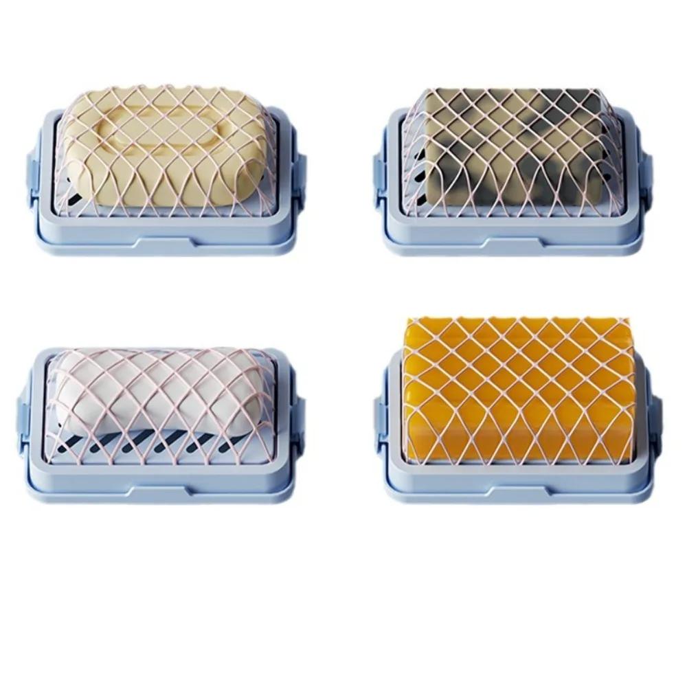 10Pcs High Elastic Mesh Soap Foaming Box Multi-functional Laundry Hand Rub Foaming Household Non-slip Drain Storage