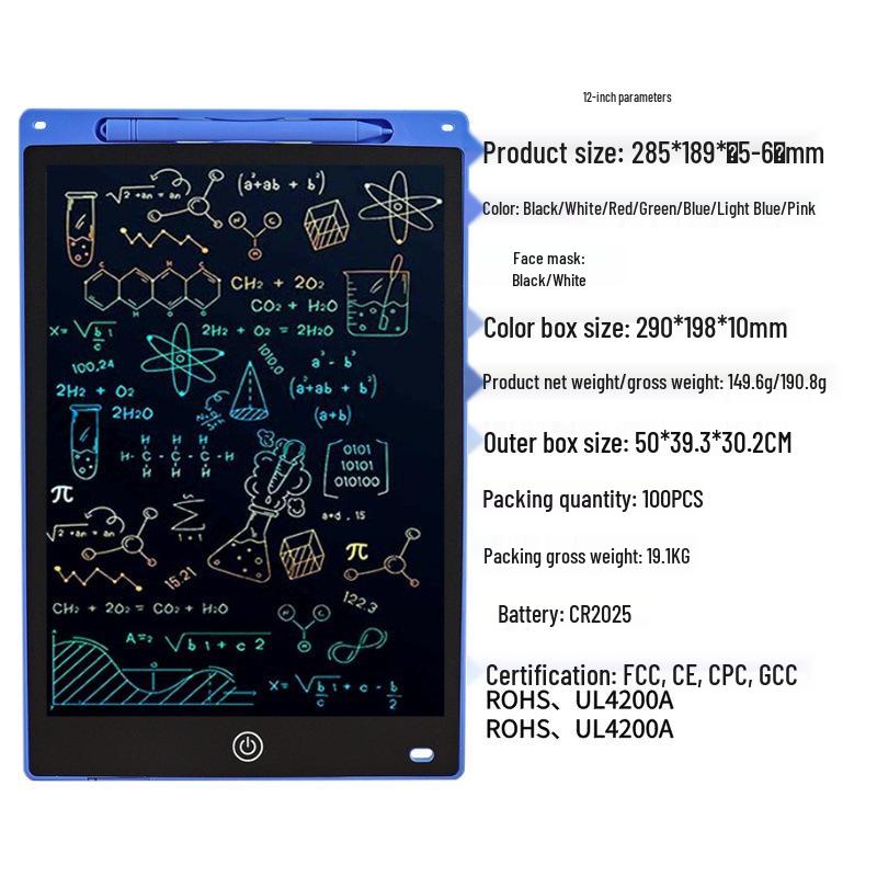LCD Kids' Erasable Doodle & Drawing Board