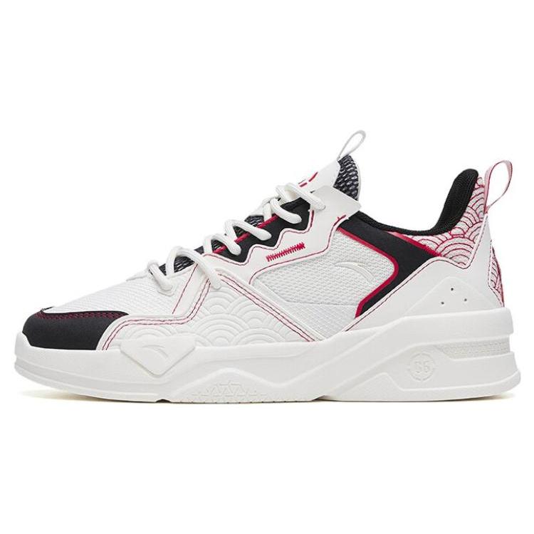 

New Anta G6 Soup Cushioning Anti Slip And Wear Resistant Low Top Sports Casual Shoes Women s White Black Red 122318084-5 36