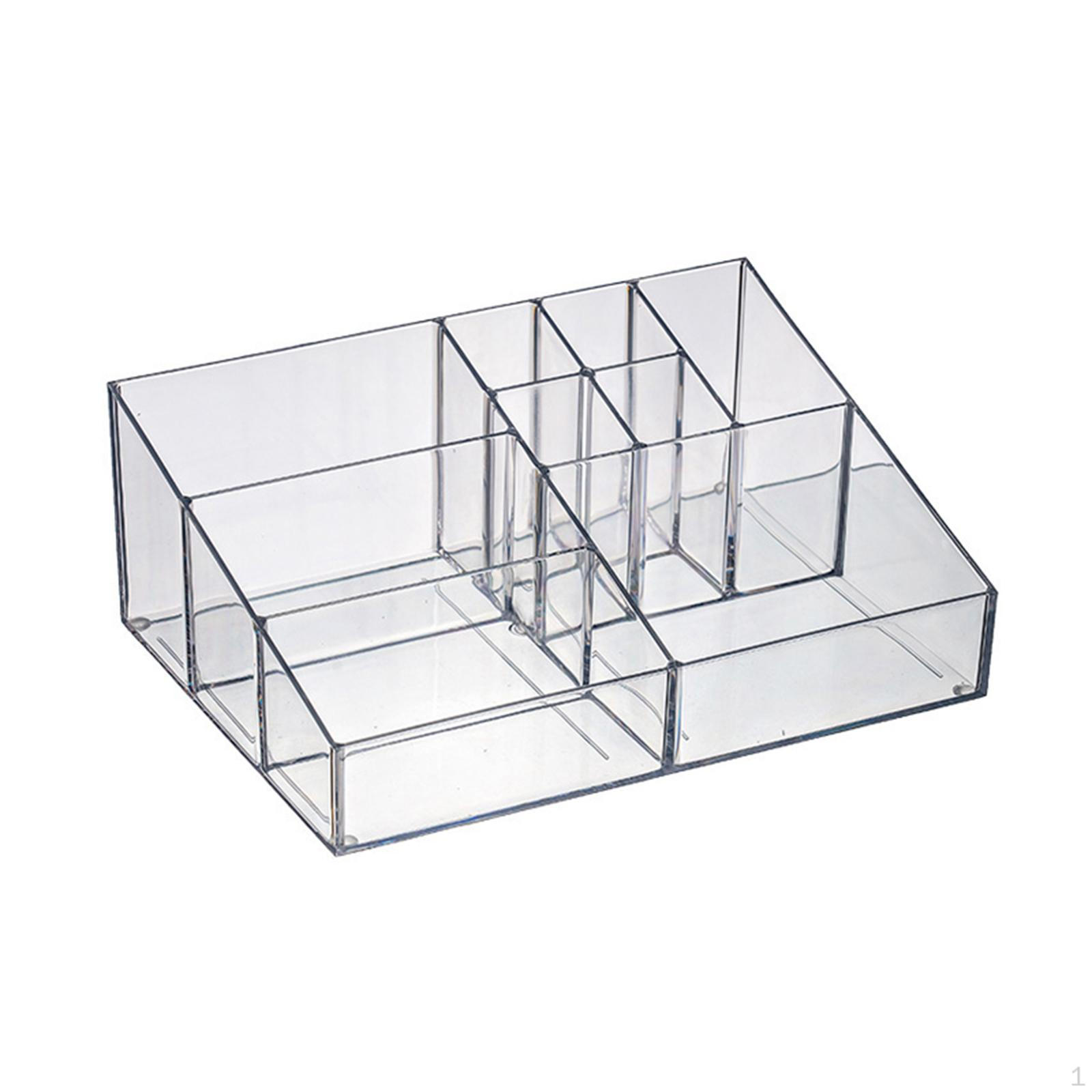 Makeup Cosmetic Case Storage Box, Rack Brush Holder for Lipstick Organizer