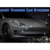 For Tesla Model 3/Y Accessories Bling Crystal Rhinestone Door Handle Cover Trim Protector Sticker Decal Shiny Diamond 4-packs