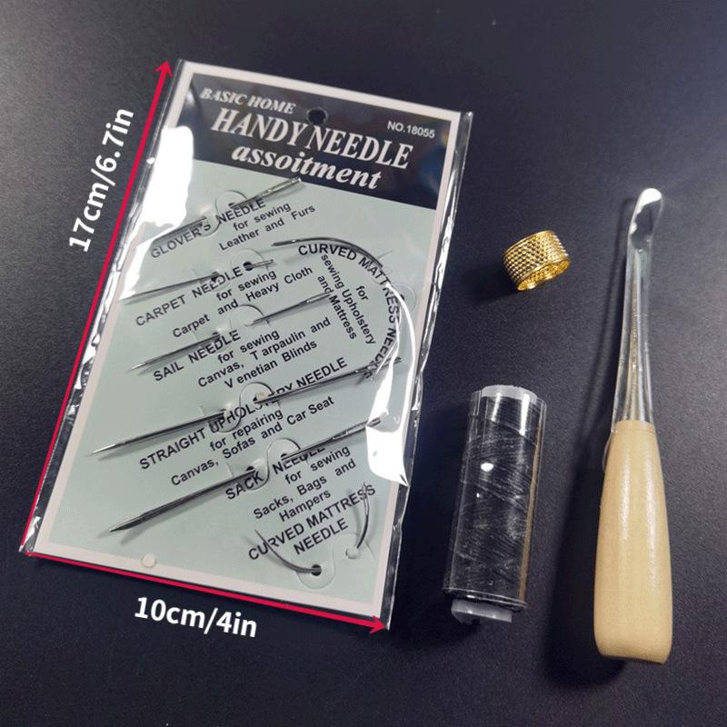 1 Zestaw Igła do Szycia Szydło Rzemiosło Skórzane Akcesoria do Szycia Szydło do Szycia Narzędzia do Skórzanego Rzemiosła
