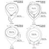 Ingemark 6 Styles Elegant Imitation Pearls Acrylic CCB Star Pendant Chokers Necklace Trendy Hip-hop Cool Alloy Chain Y2K Jewelry