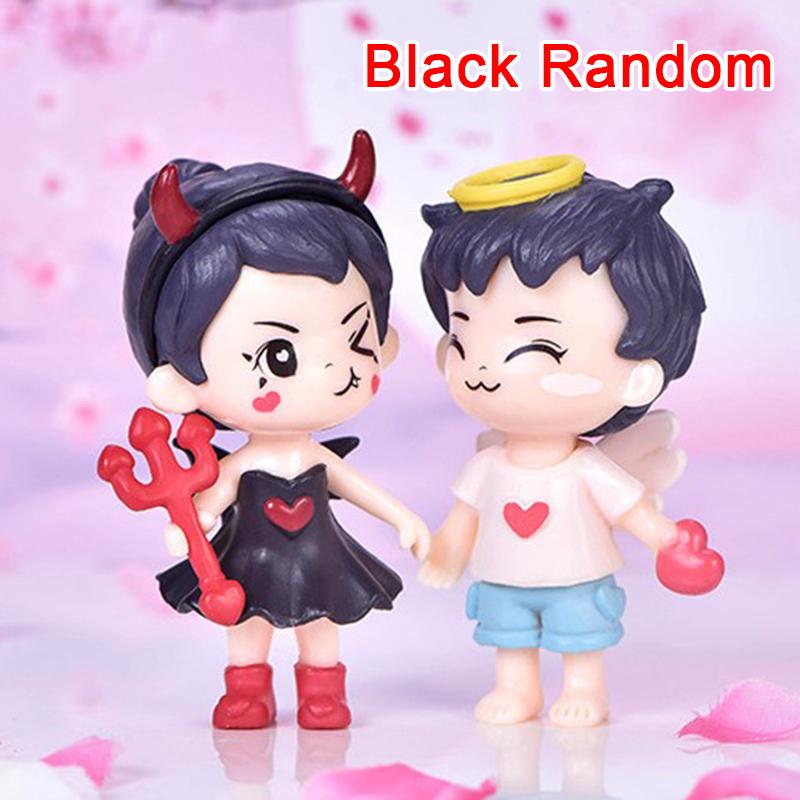 Lovers Couple Miniature Mini Doll DIY Terrarium Figurines Fairy Garden Decor Valentine's Day Gift Home Accessories