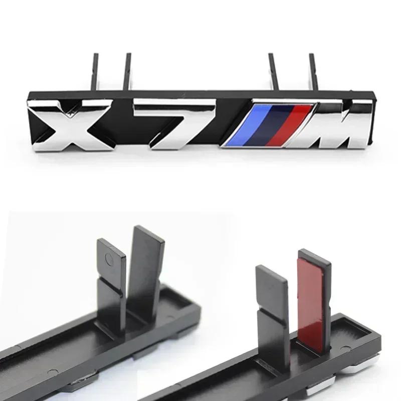 -BMW M Logo 3D Frontgrill Plakette Emblem Für X1 X2 X3 X4 X5 X6 X7 X8 E84 E83 F39 F10 F30 G11 G07 G80 G60 E60 E46 Auto Zubehör