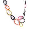 NOA [K0171] - Designer Necklace 'Coloring' Pink Yellow Black