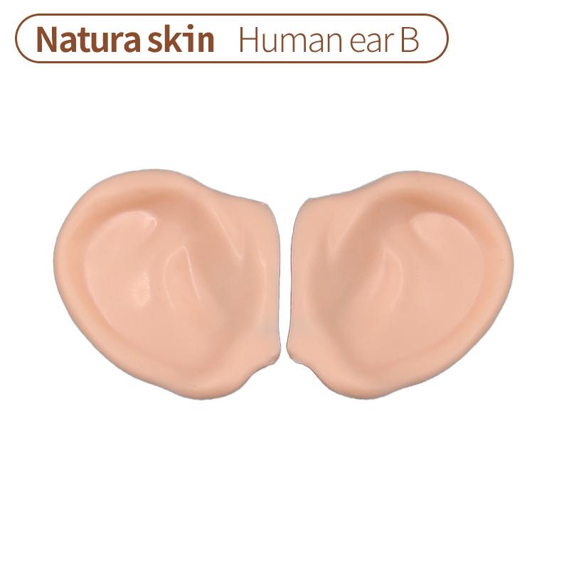 DBS Blyth Puppe Ohr Menschliche Ohren, Elfenohren Mit Ton befestigt, kein Schneiden erforderlich Weiße Haut, Bräunliche Haut, Dunkle Haut, Natürliche Haut