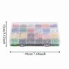 1200Pcs Durable Metal Safety Pins 24-color Gourd-shaped Bulb Safety Pins Gourd Safety Pins Clothing Use