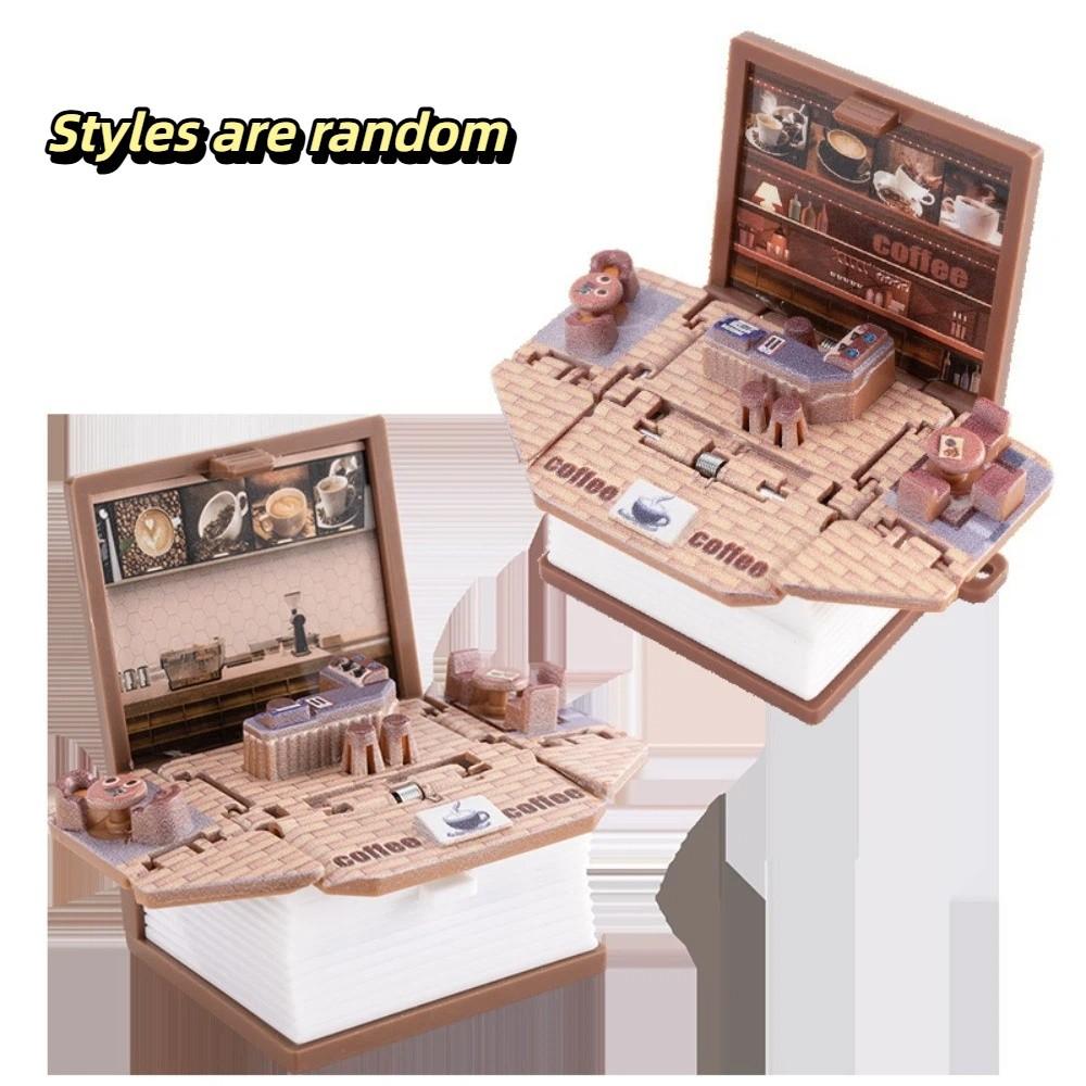 3D Opvouwbare Vouwboek Sleutelhanger Compact Lichtgewicht Angst Stressverlichting Sleutelhanger Kerstcadeau