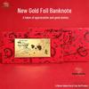Gold Leaf Commemorative Banknote Gift Box with Blessings - Custom Corporate Gifts