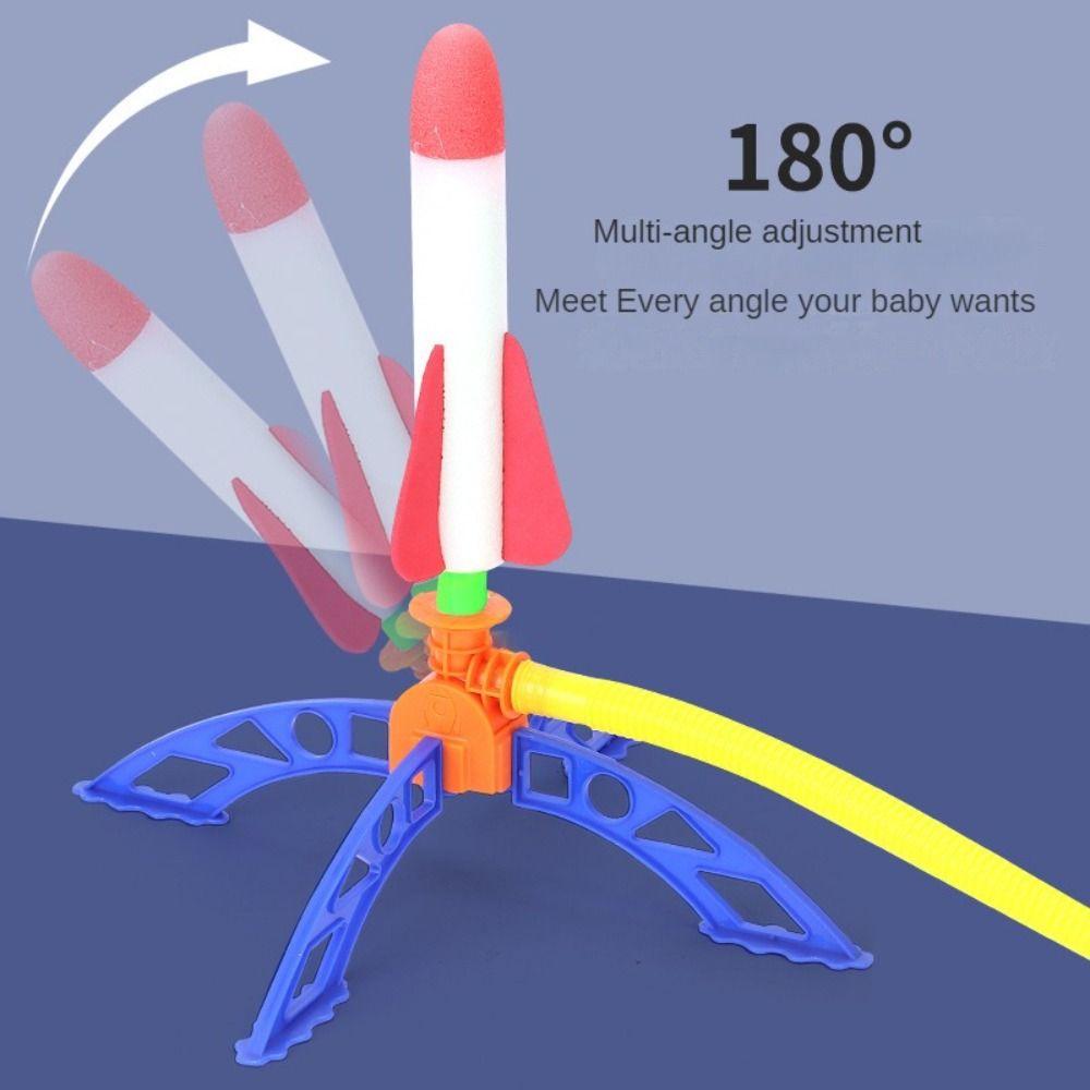 Games Child Play Set Foot Transmitter Small Rockets Foot-stepping Rocket Toys Flash Launch Rocket