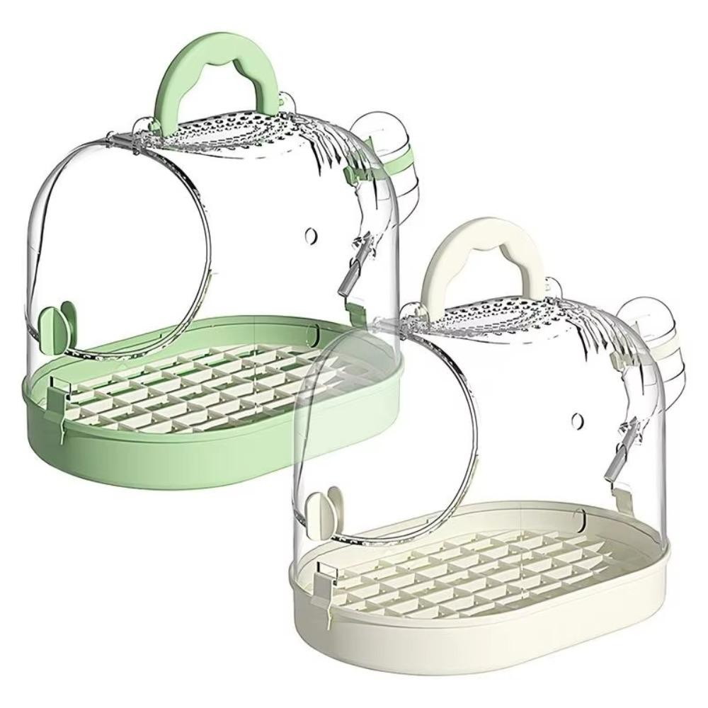 Breathable Bird Carrier Escape-Proof Buckle Parrots Carrying Case Bird Transport Cage  Small Bird