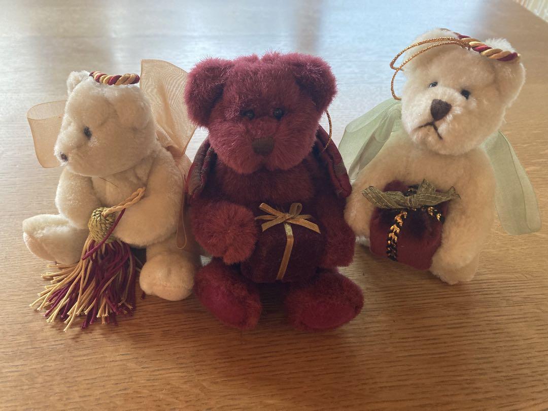 

[USED] Russ Teddy Bear Plush Toy with Tags, 3 Pieces