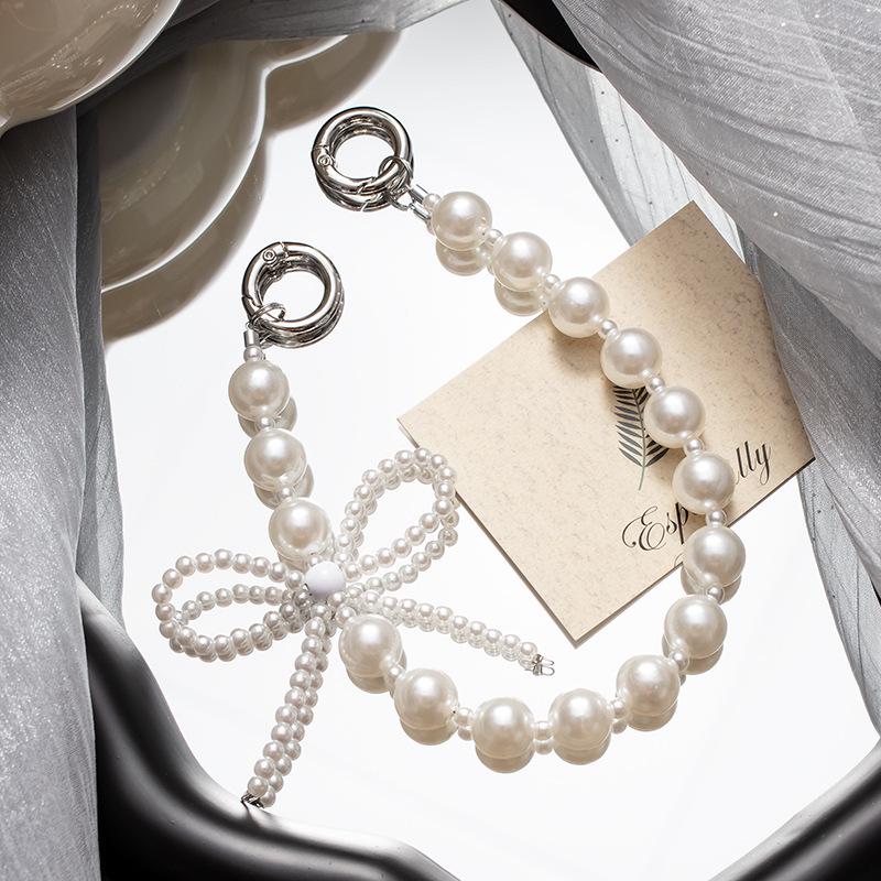 Von Douyin inspirierte Handy-Lanyard mit Kristallperlen: Exquisites, Handgefertigtes, Anti-Verlust-Zubehör