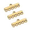 20pcs Stainless Steel Gold Multi Strand Layer Necklace Bracelet Clasps Bails Chains Connectors DIY Jewelry Findings Supplies