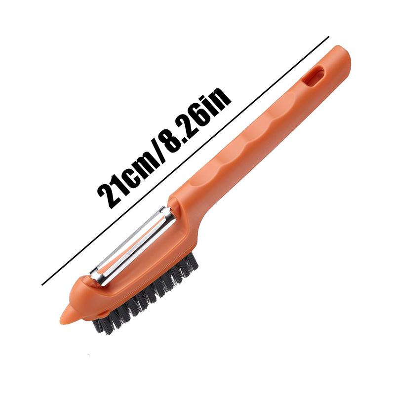Vegetable Brush Carrot Peeler Flexible Potato Brush Detachable Vegetable Cleaning Brush Robust Vegetable Scrub For Kitchen