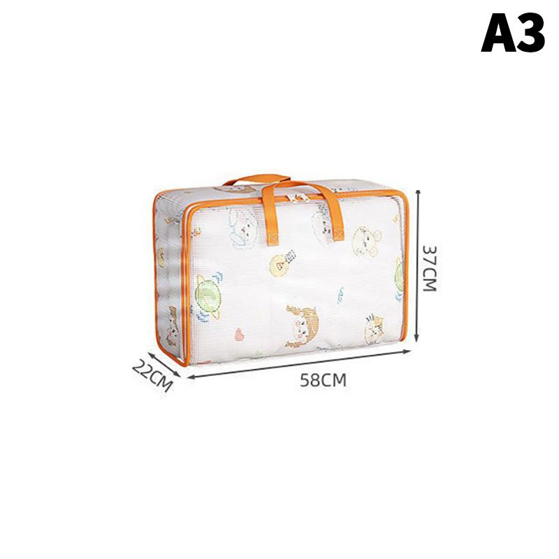 Großes Fassungsvermögen Haushalts-Kleiderorganisatoren Aufbewahrungstasche Schlafzimmer Kleidung Bettdecken Behälter Tragbar Zurück zur Schule Pakettasche