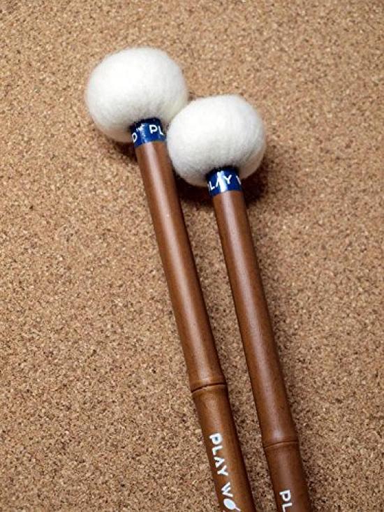 PLAY WOOD Timpani Mallet TCF W Wood Core Medium (MH-W Hard)