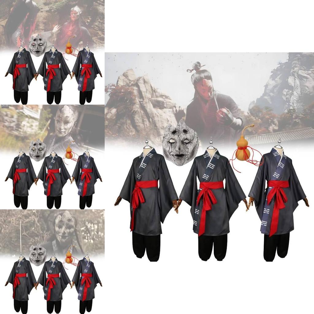 Stunning Black Myth Wukong Cosplay Costume Elegant Ancient Style Robe For All Sizes