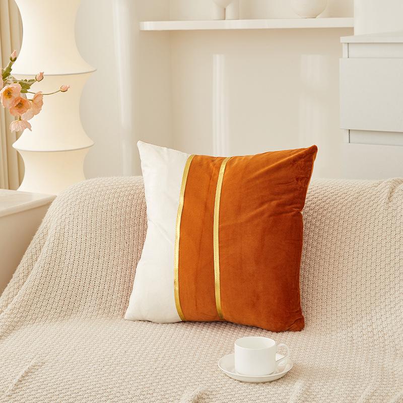 Elegant Sofa Pillowcase Party Atmosphere Pillow Cover Velvet Pillow Cover  for Room Sofa Decor Soft Solid Dyed for Bed