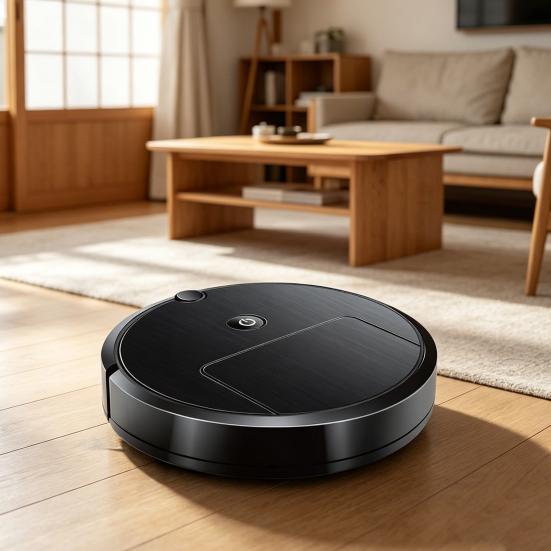 Sweeping Robot USB Fully Automatic Mopping And Vacuum Cleaner One-Click Start Powerful Cleaning Robot Slim Silent Mopping Robot for Home Office