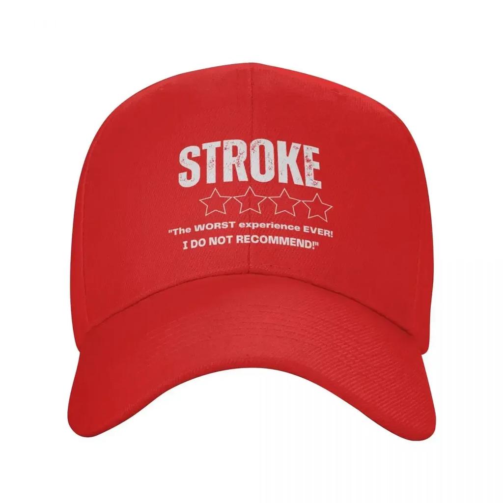 A Funny Review Of Having A Stroke - Stroke  Funny Baseball Cap Military Tactical Cap Bobble Hat Woman Hats Men's
