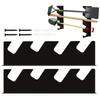 Steel Garage Tool Organizer Wall Mount Garage Tool Storage Racks Garden Tools Supplies Holder For Broom, Shovels And Rakes