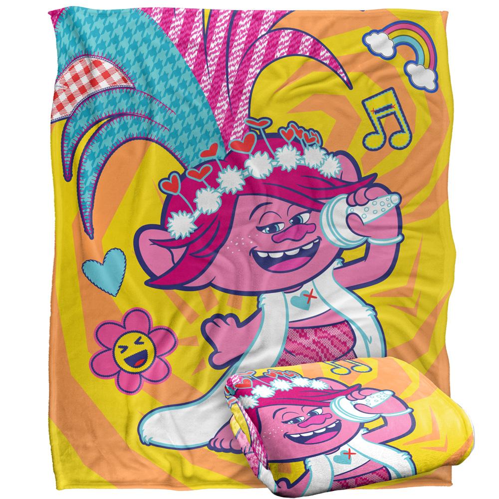 Trolls Cante Alto Cobertor Poppy