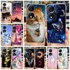 For Honor X7b 5G Case Cute Cat Butterfly Painted Cover Soft Silicone Phone Cases For Honor X7b X 7b HonorX7b Fundas 6.8'' Bumper