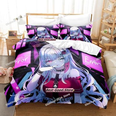 New Kawaii Girl Ishigami Nozomi Bedding Set Single Twin Full Queen King Size Bed Set Adult Kid Bedroom Duvetcover Sets Anime