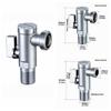 Space Saving Two Way Angle Valve Water Saving Washing Machine Faucet  Kitchen Bathroom Tools