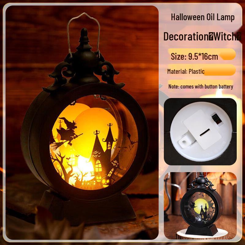 Lanterne citrouille à LED pour décoration d'Halloween, idéale pour les fêtes et événements