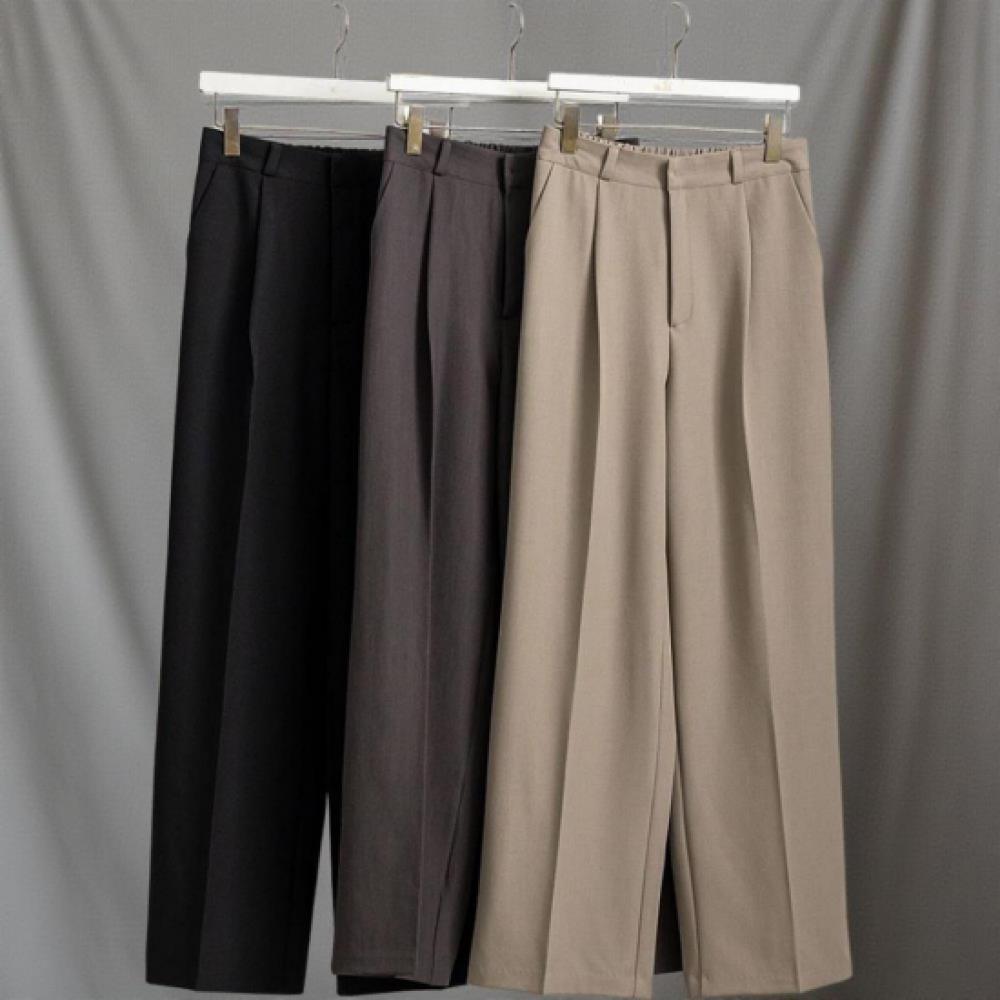 New ArrivalS Open Run Women S Pintuck Wide SlackS Back Band Straight pantS