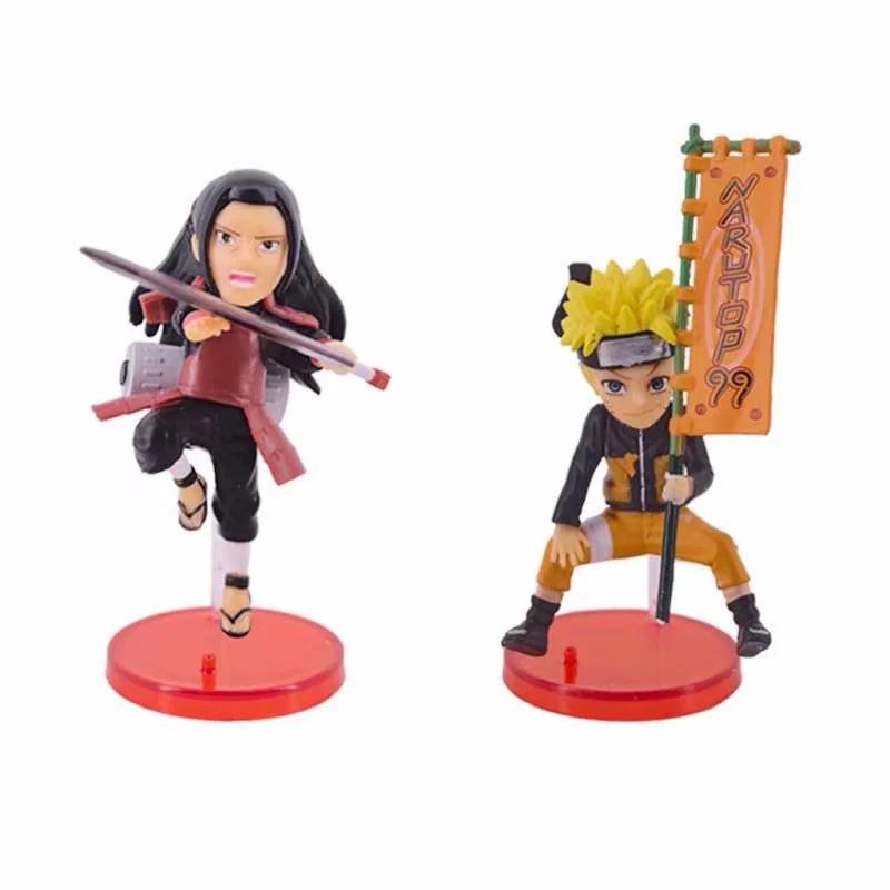 Hokage 6 Q version, Naruto, Haruno Sakura, Zilaiya, I Ailuo, Luwan combat version doll bag figure