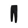 Logo Print Elastic Waist Breathable Jogger Pants Men Bottoms Black HM2986