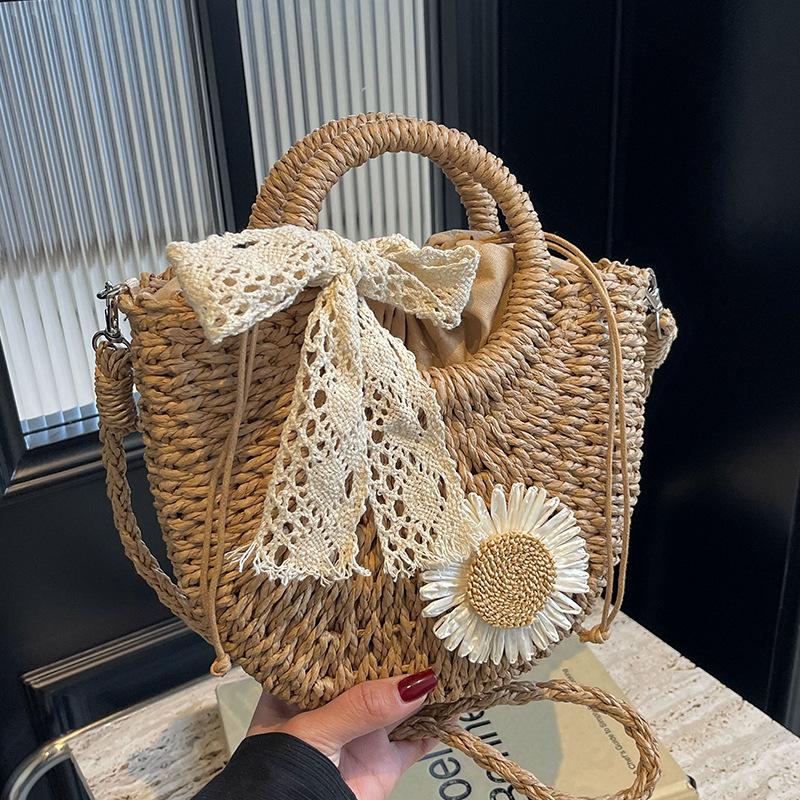 Popular Hand Woven Bags for Women New Style Ins Versatile Crossbody Bags for Women Ins One Shoulder Handbags for Women