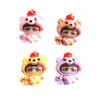 Cartoon Cat Girl DIY Resin Keychain & Magnet - Cute Kawaii Accessories