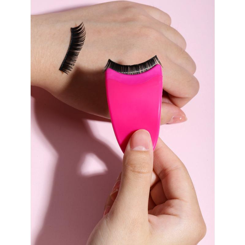1pc False Eyelash Applicator Tweezer For Convenient Application Of Fake Eyelashes, Glue, And Using As Hair Clip, Beauty Tool