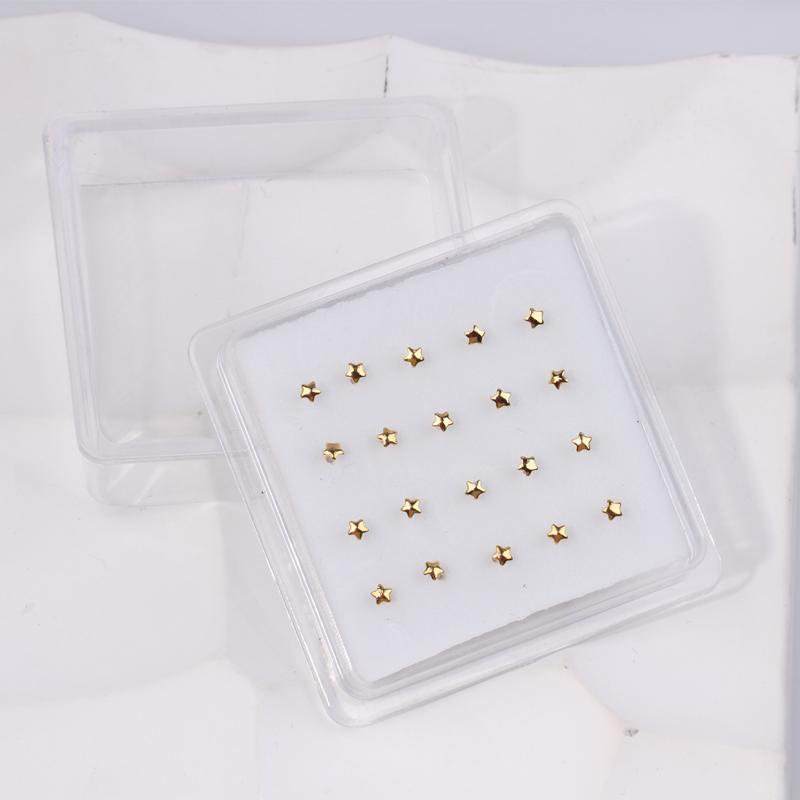 Karnoz 20Pcs/Pack Nose Stud Dragonfly Design Women Girls Nose Piercing Jewelry Piercing Nostril Piercing Jewelry Body Piercing