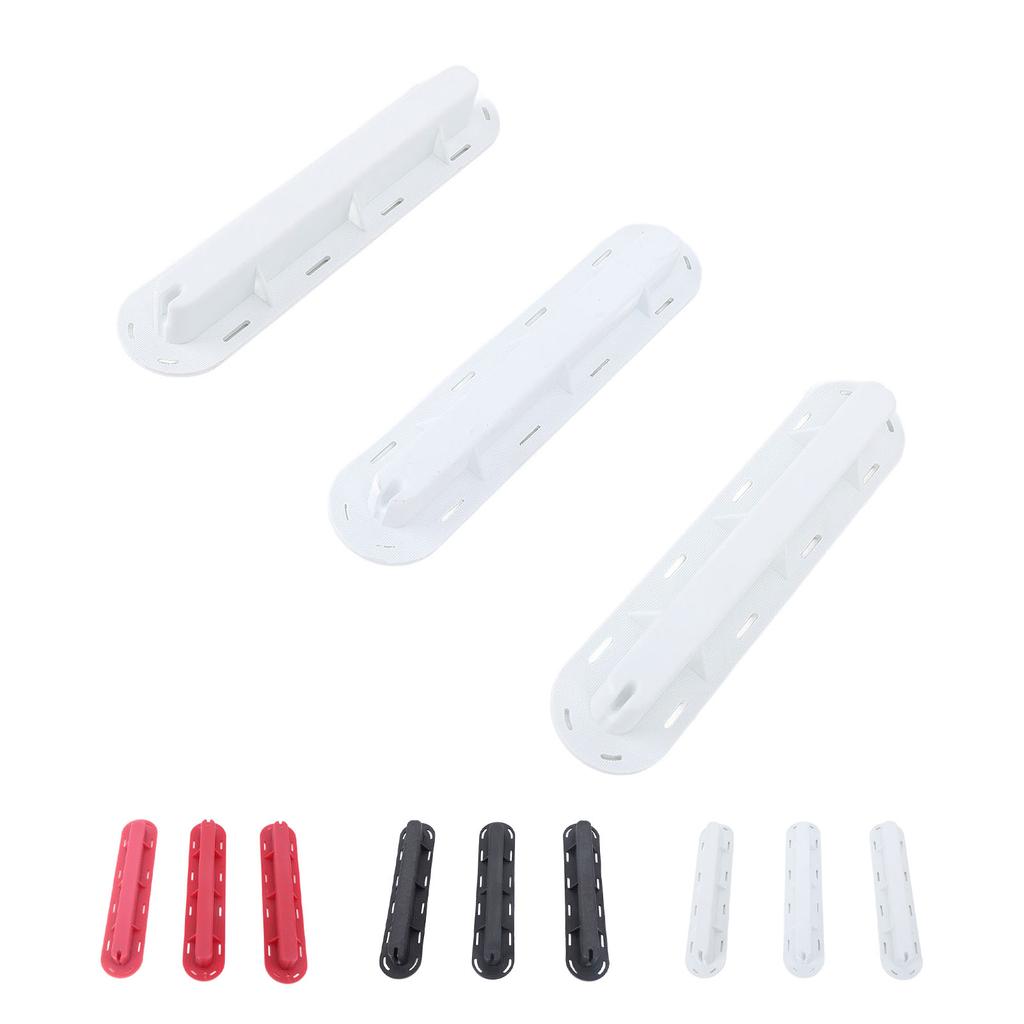 3PCS Finnenbox Set PVC Surfbrett Surf Finnen Stecker Set mit Schrauben Schlüssel für Paddle Board Finnenersatz