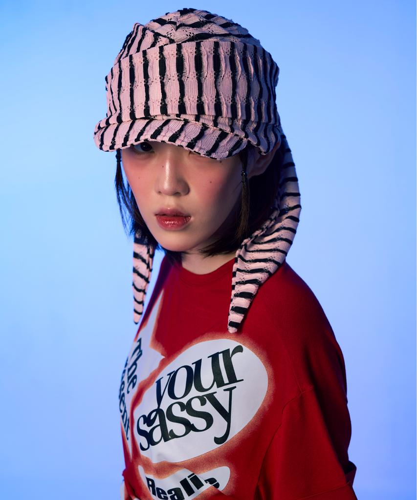 Yueolssesi Durag Turban Layered Cap (Pink)