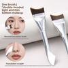Ultra-Thin Liquid Cream Brush Double-headed Curved Flat Head Brush Flat Makeup Brush  Liquid Makeup