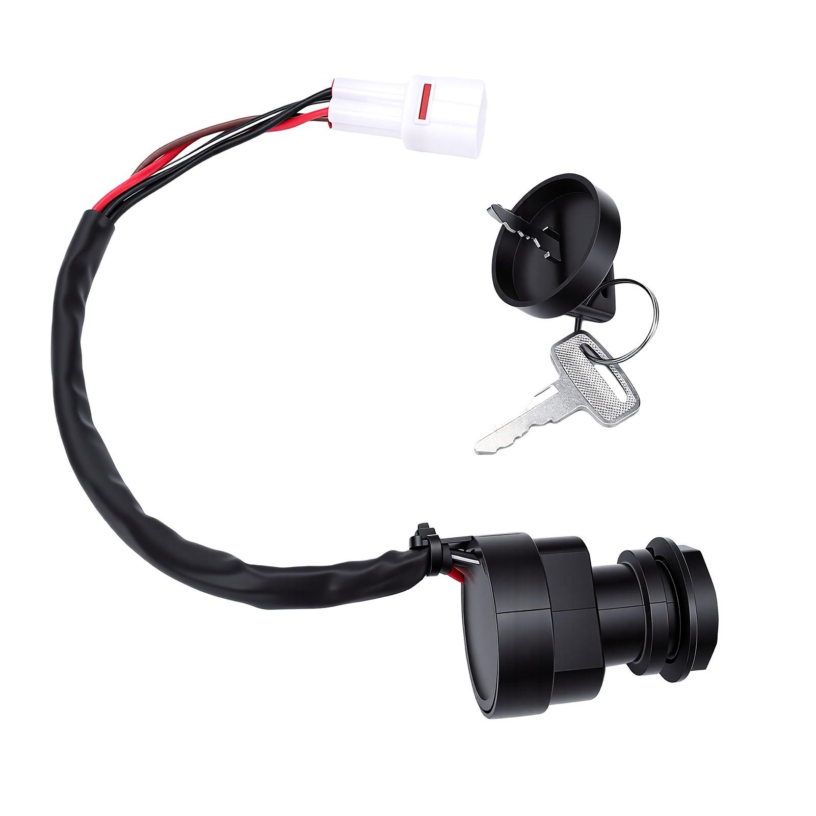 Ignition Key Switch 4pin Replacement for Big Bear YFM350 YFM400 4BD 82510 00 4BD 82510 00 00